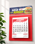 Calendário de Parede com Folhas Destacáveis - Imagem 2