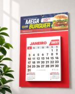 Calendário de Parede com Folhas Destacáveis - Imagem 4