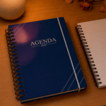 Agenda Clássica Comercial 2027 personalizada