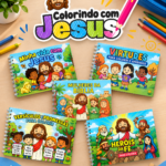 Livro de Colorir — Colorindo com Jesus